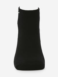 Pack Of 2 White Black Solid Mens Ankle Length Socks