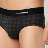 Underjeans Pack Of 2 Cotton Blend Mid Rise Briefs