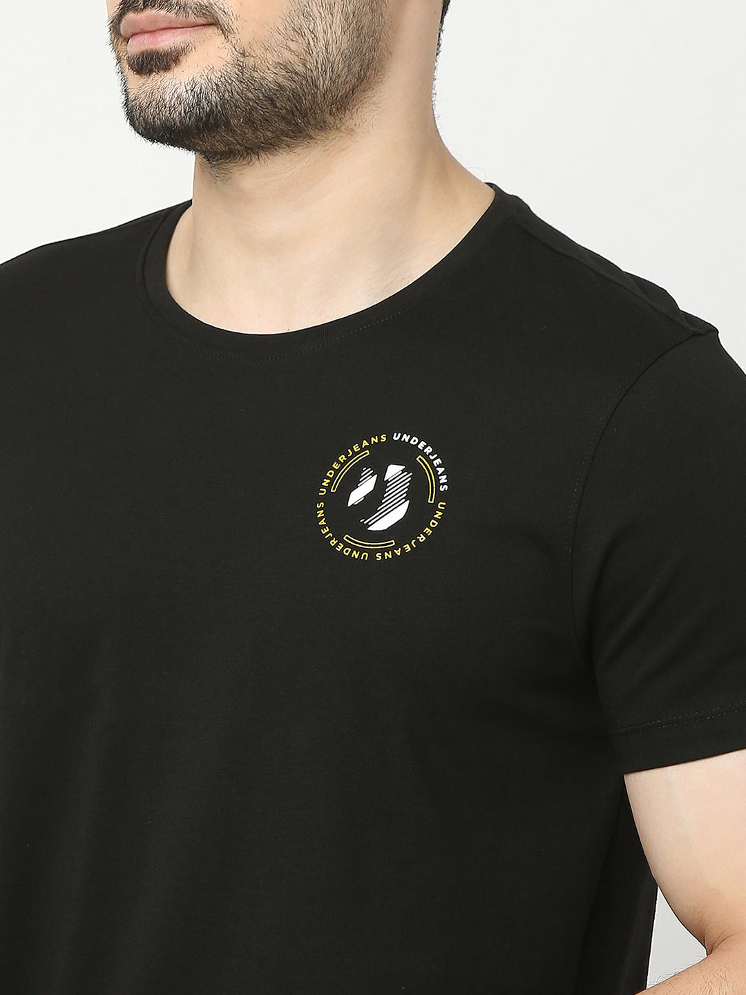 Underjeans T-Shirt Regular Fit Black