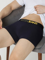Underjeans Pack Of 2 Yellow & Navy Trunk