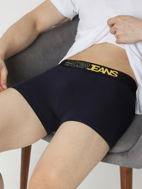 Underjeans Pack Of 2 Yellow & Navy Trunk