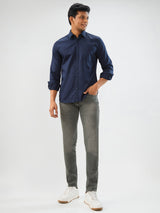 Men Kano Jeans Slim Fit Olive Green Low Rise