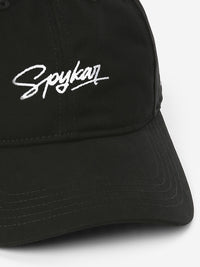 Men Black Solid Cap