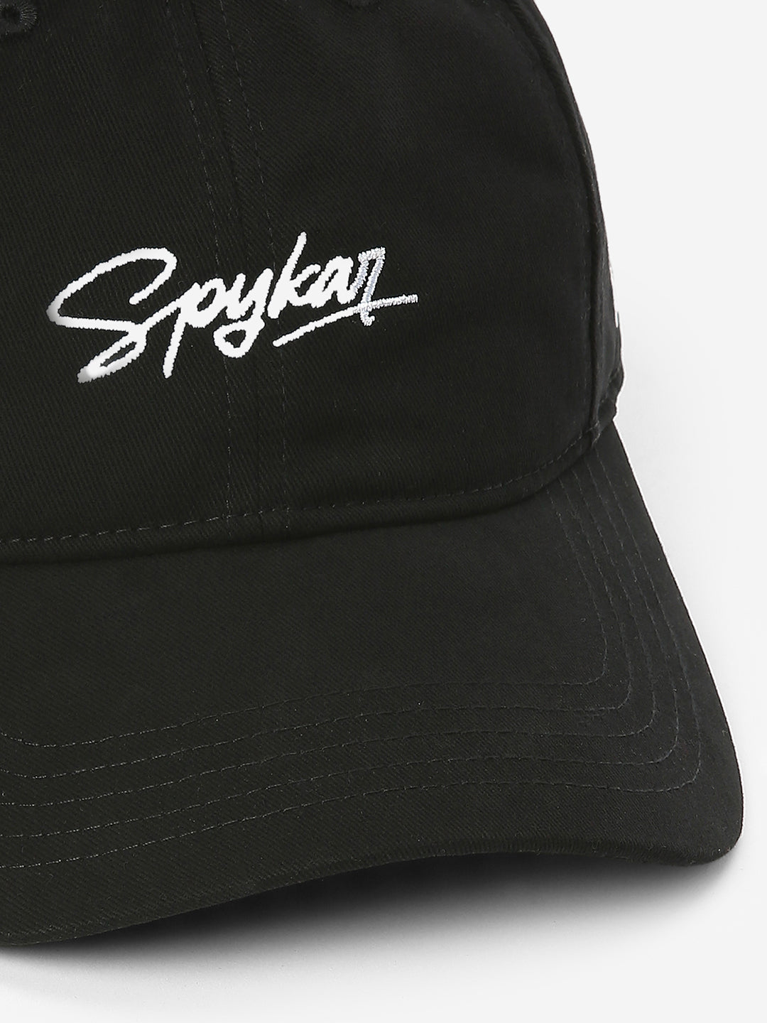 Men Black Solid Cap