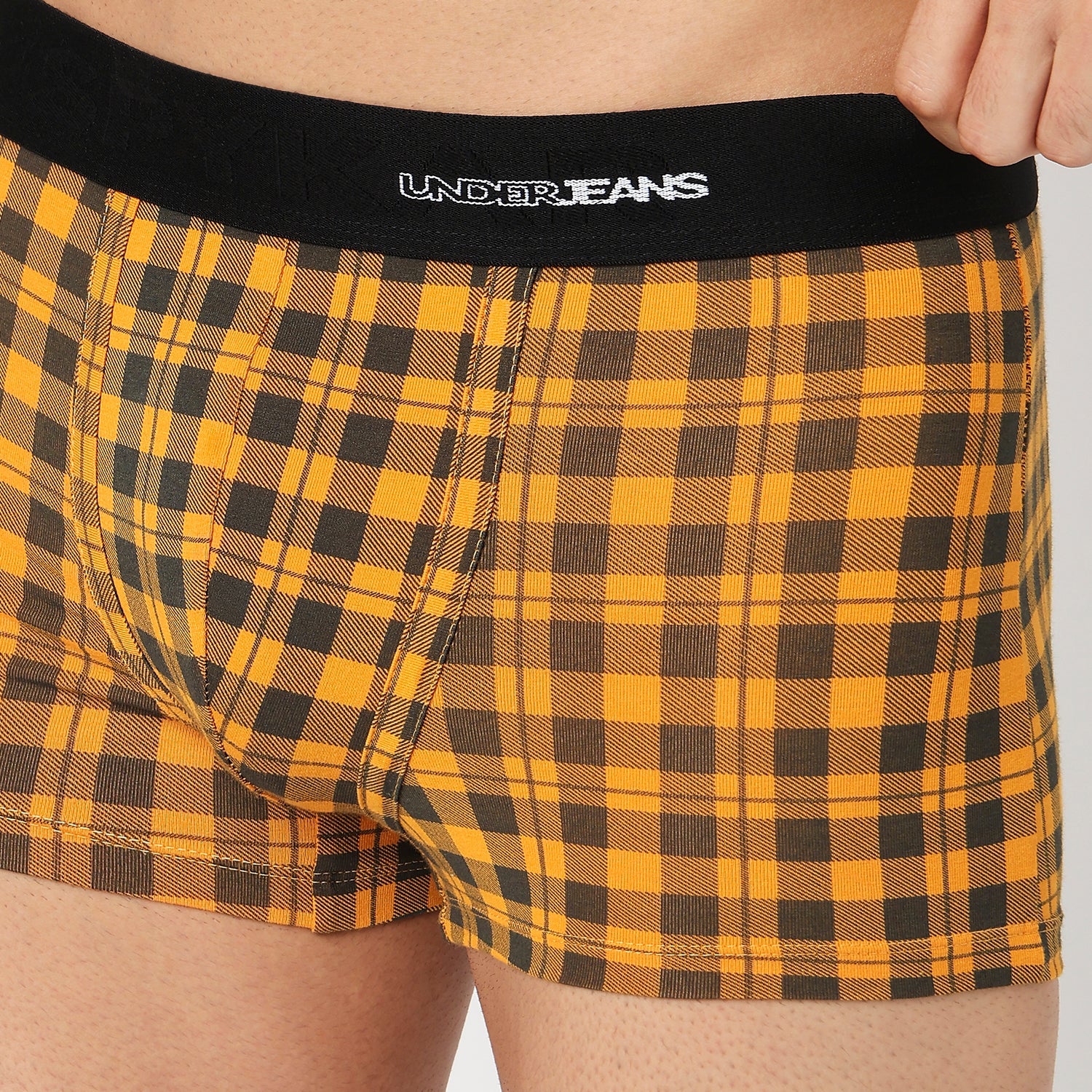 Underjeans Pack Of 2 Cotton Blend Mid-Rise Trunks