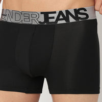 Underjeans Pack Of 2 Cotton Blend Solid Mid-Rise Trunks
