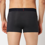 Underjeans Pack Of 2 Cotton Blend Solid Mid-Rise Trunks