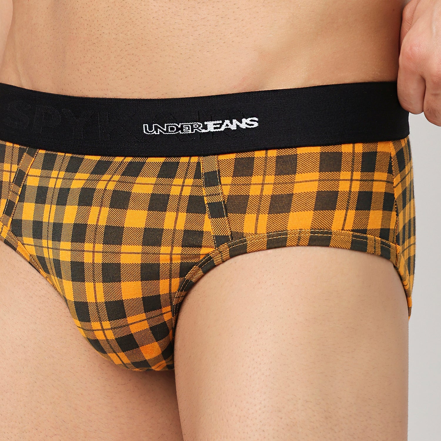 Underjeans Pack Of 2 Cotton Blend Mid Rise Briefs