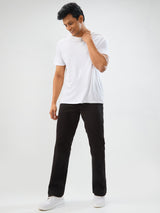 Men Rafter Jeans Boot Cut Fit Black Mid Rise