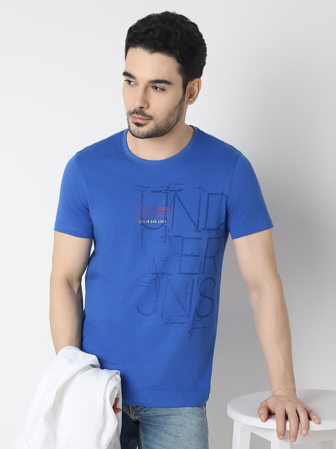 Underjeans T-Shirt Regular Fit Blue