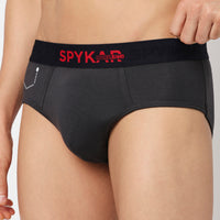 Underjeans Pack Of 2 Cotton Blend Solid Mid-Rise Briefs