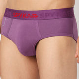 Underjeans Pack Of 2 Cotton Blend Solid Mid-Rise Briefs