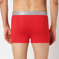 Underjeans Pack Of 2 Cotton Blend Solid Mid-Rise Trunks