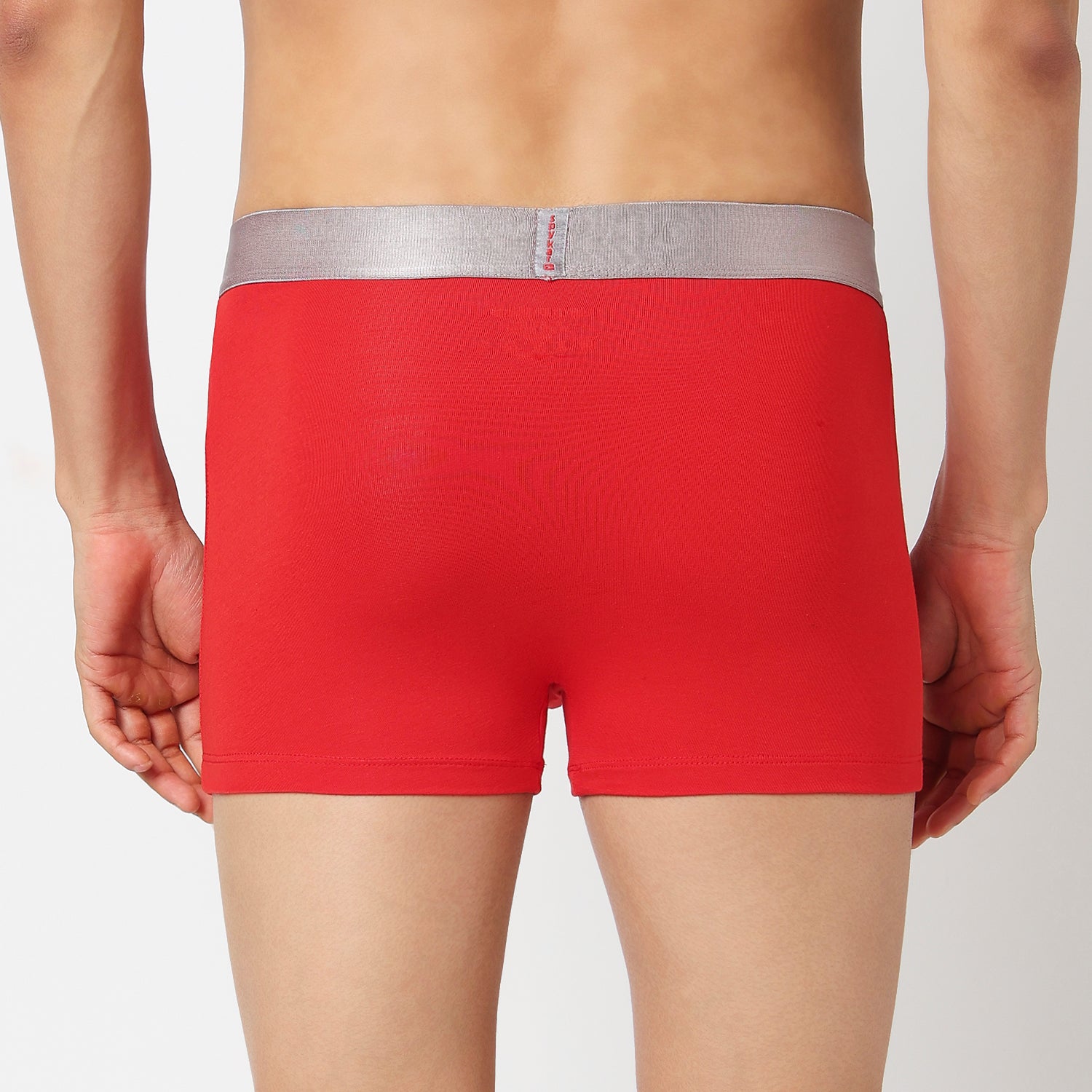 Underjeans Pack Of 2 Cotton Blend Solid Mid-Rise Trunks