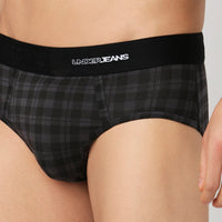 Underjeans Pack Of 3 Cotton Blend Mid-Rise Briefs