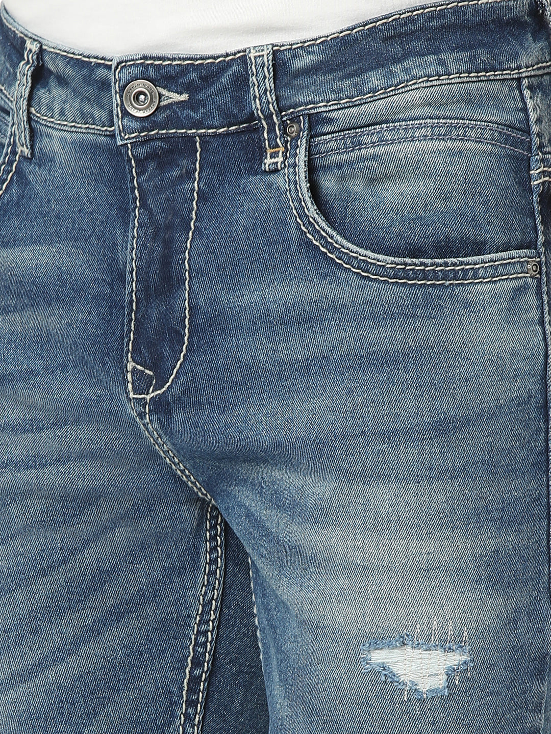 Men Nico Jeans Skinny Fit Blue Low Rise
