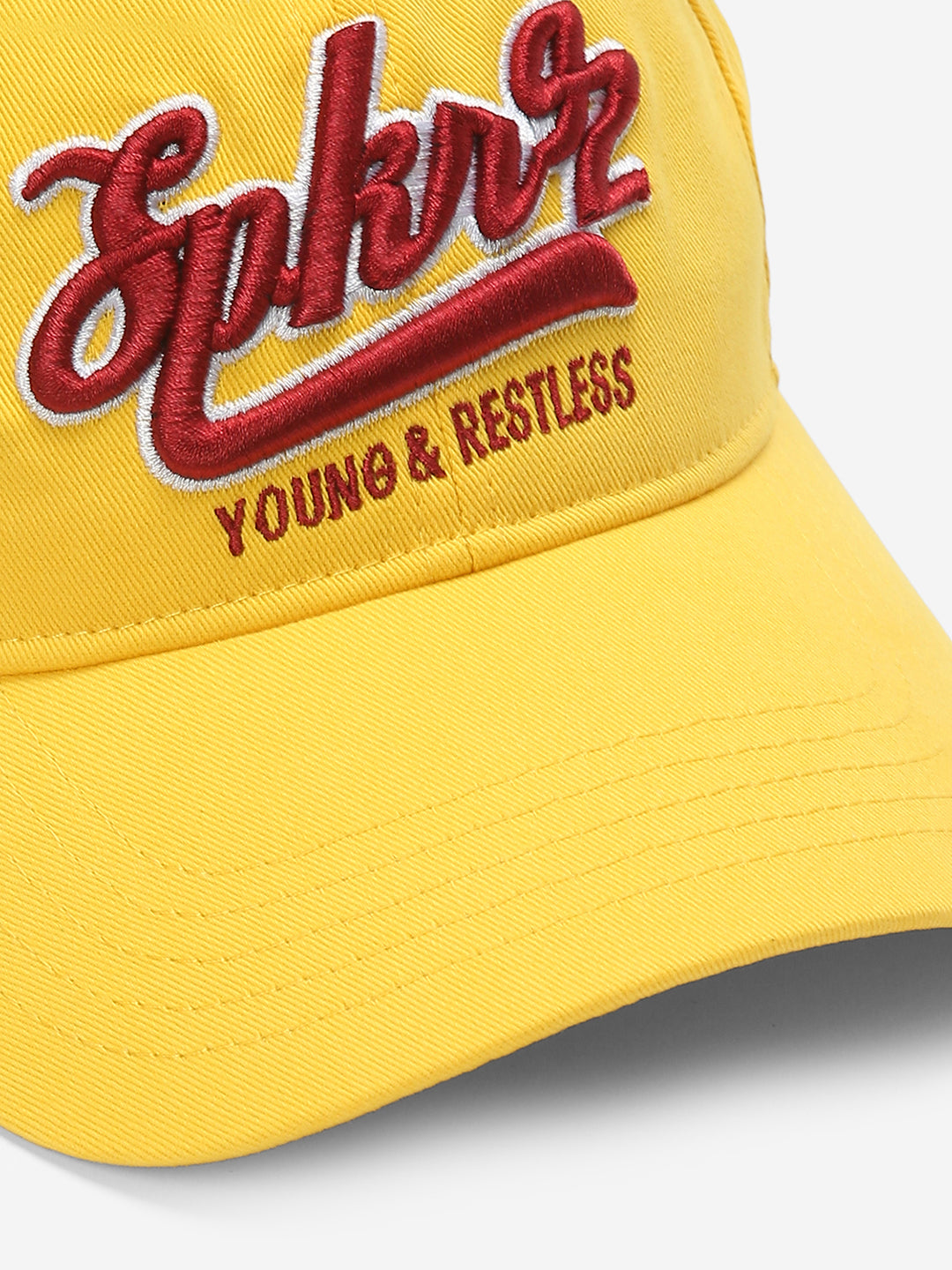 Men Yellow Solid Cap