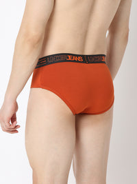 Underjeans Orange Regular Fit Brief