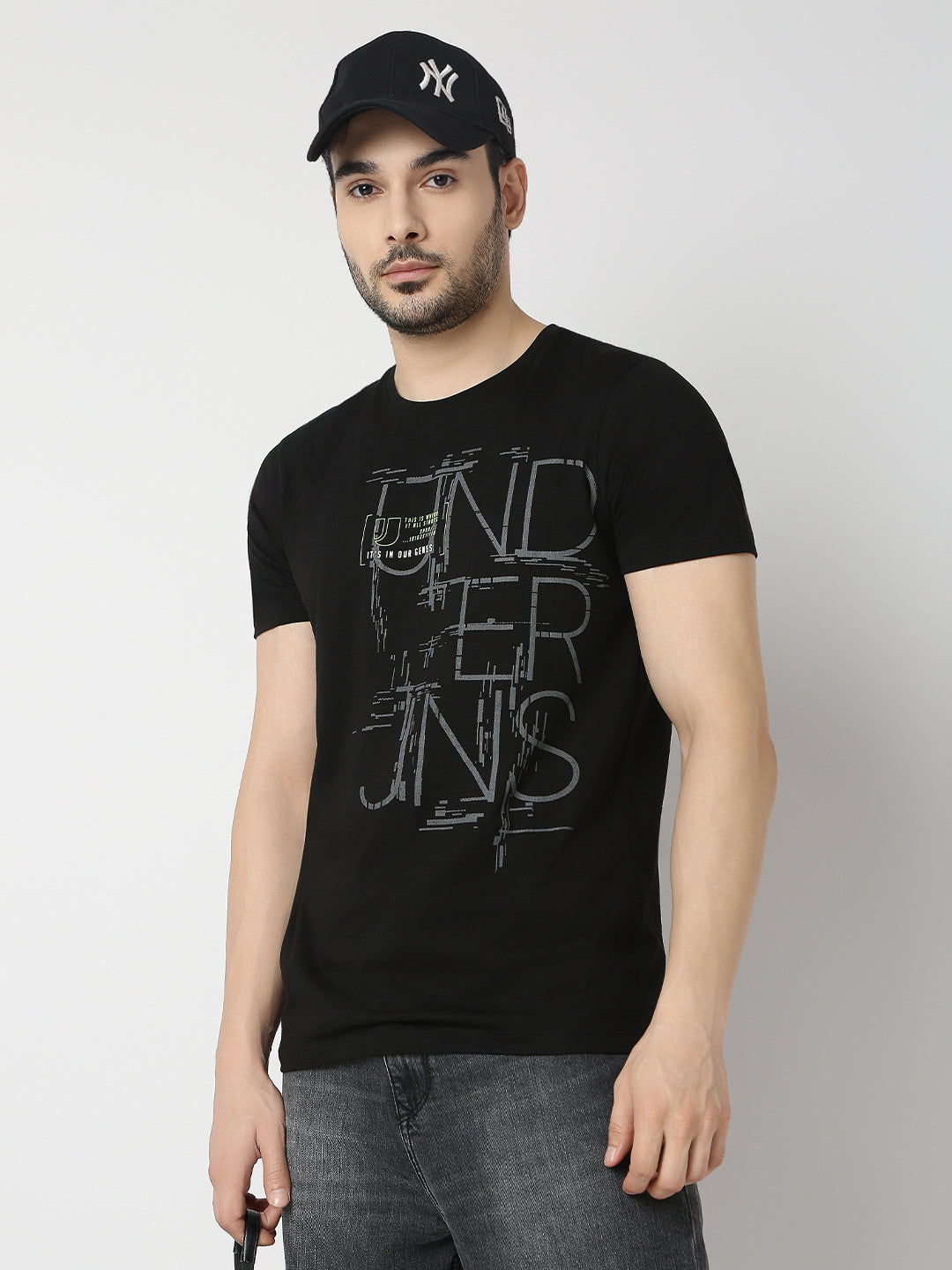 Underjeans T-Shirt Regular Fit Black