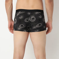 Underjeans Black Grey Regular Fit Ultrasoft Trunk