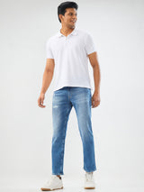 Men Chico Jeans Relaxed Fit Mid Blue Mid Rise