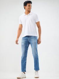 Men Chico Jeans Relaxed Fit Mid Blue Mid Rise