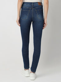 Women Alexa Jeans Super Skinny Fit Dark Blue High Rise
