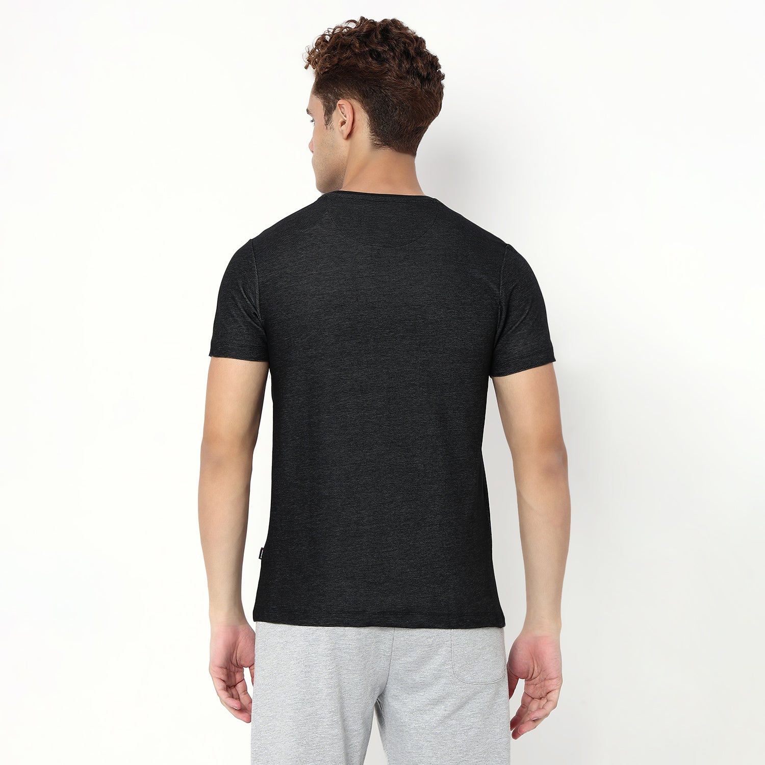 Underjeans T-Shirt Black Slim Fit