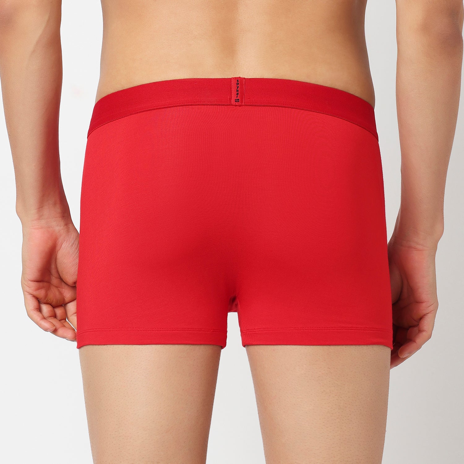 Underjeans Pack Of 3 Modal Blend Solid Mid-Rise Trunks