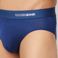 Underjeans Pack Of 2 Modal Blend Solid Mid-Rise Briefs