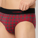 Underjeans Pack Of 2 Cotton Blend Mid Rise Briefs