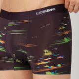 Underjeans Coffee Brown Nylon Blend Trunk