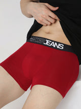 Underjeans Pack Of 2 Solid Regular Fit Trunks