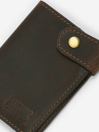Dark Brown Solid Wallet