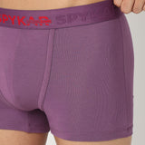 Underjeans Pack Of 3 Cotton Blend Solid Mid-Rise Trunks