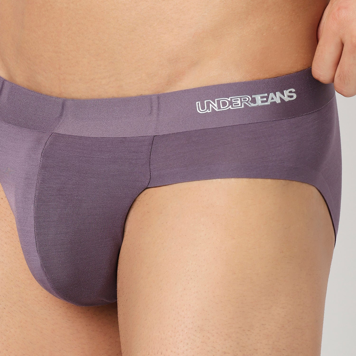 Underjeans Purple Modal Blend Brief