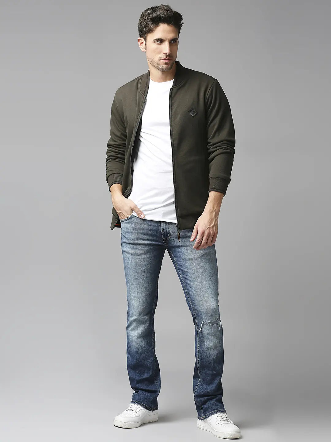 Buy Spykar Limited Edition Mid Blue Bootcut Fit Regular Length Low