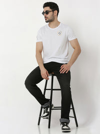 Underjeans by Spykar Men Premium White T-shirt