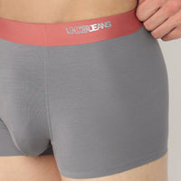 Underjeans Grey Regular Fit Ultrasoft Trunk