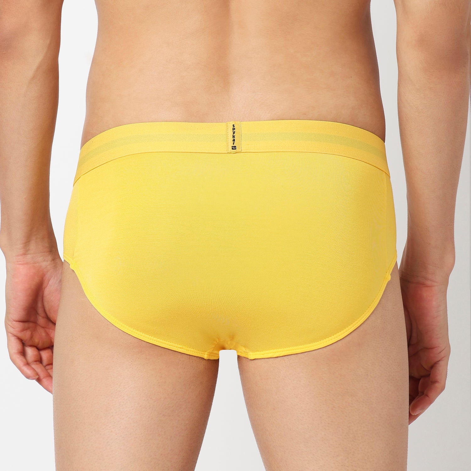 Underjeans Pack Of 2 Modal Blend Solid Mid-Rise Briefs