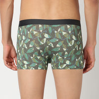 Underjeans Olive Nylon Blend Trunk