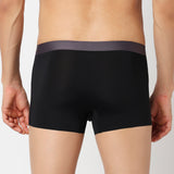 Underjeans Black Nylon Blend Trunk