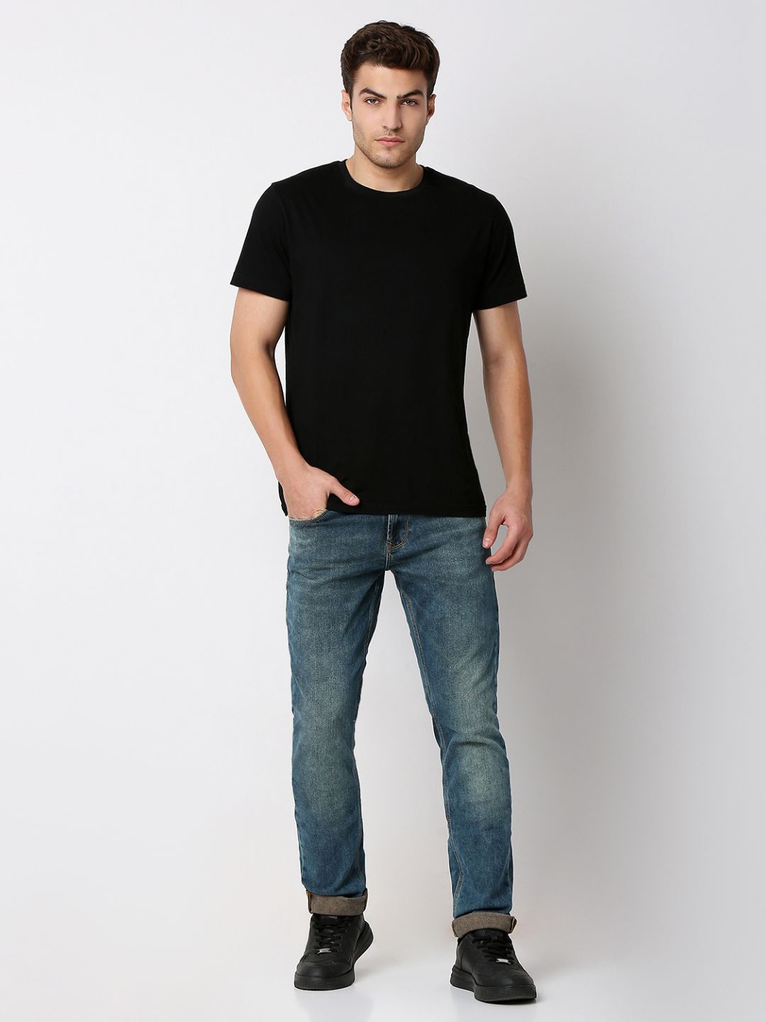 Spykar Skinny Fit Low Rise Jeans for Men