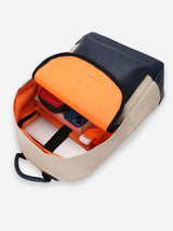 Unisex Navy Blue Polyester Backpack