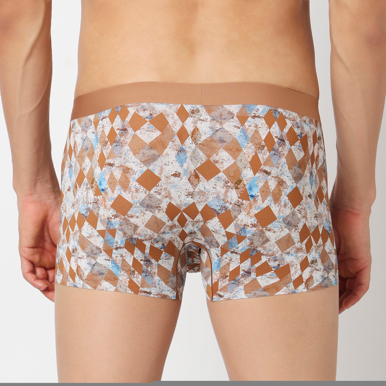 Underjeans Rust Nylon Blend Trunk
