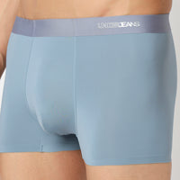 Underjeans Blue Nylon Blend Trunk