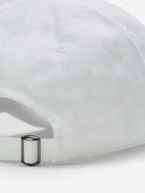 Men White Solid Cap