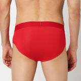 Underjeans Pack Of 2 Modal Blend Solid Mid-Rise Briefs