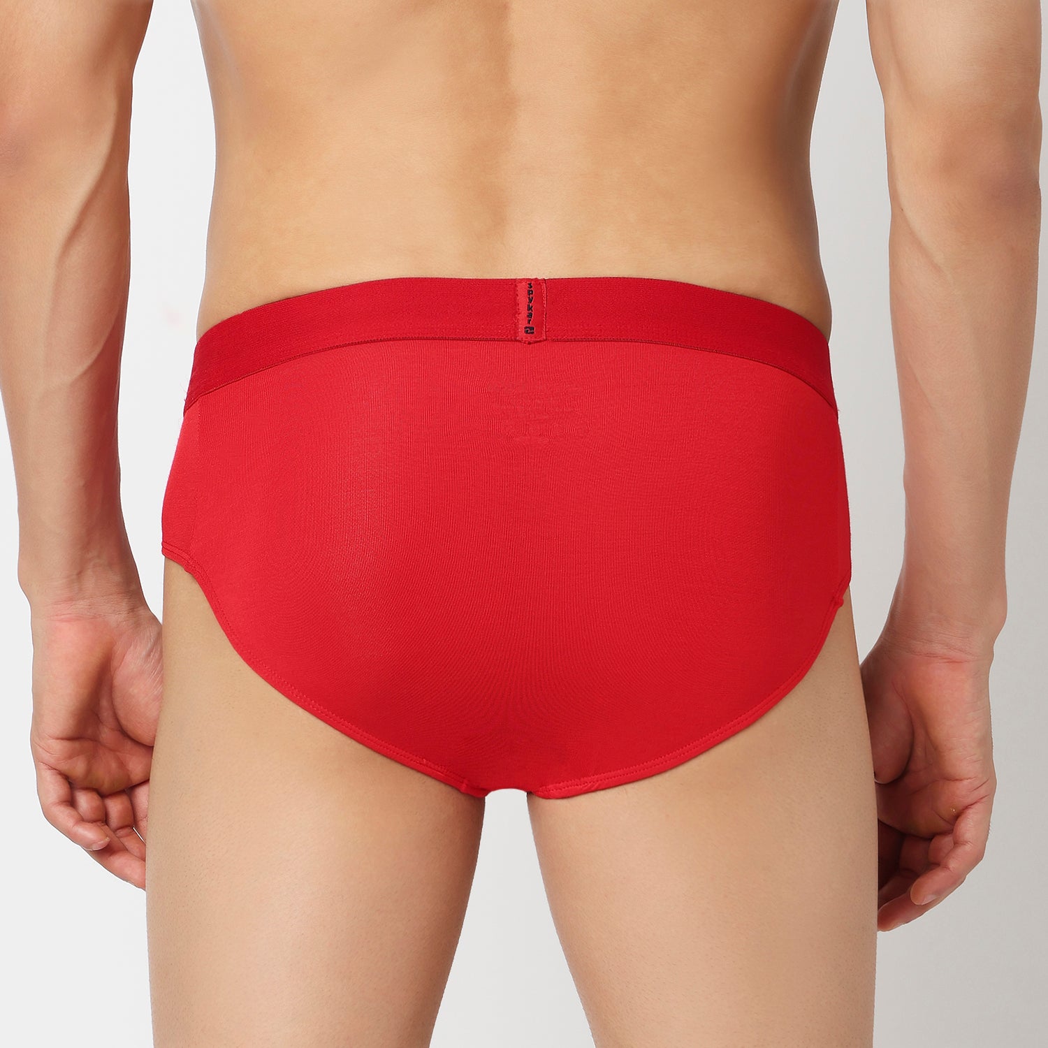 Underjeans Pack Of 2 Modal Blend Solid Mid-Rise Briefs