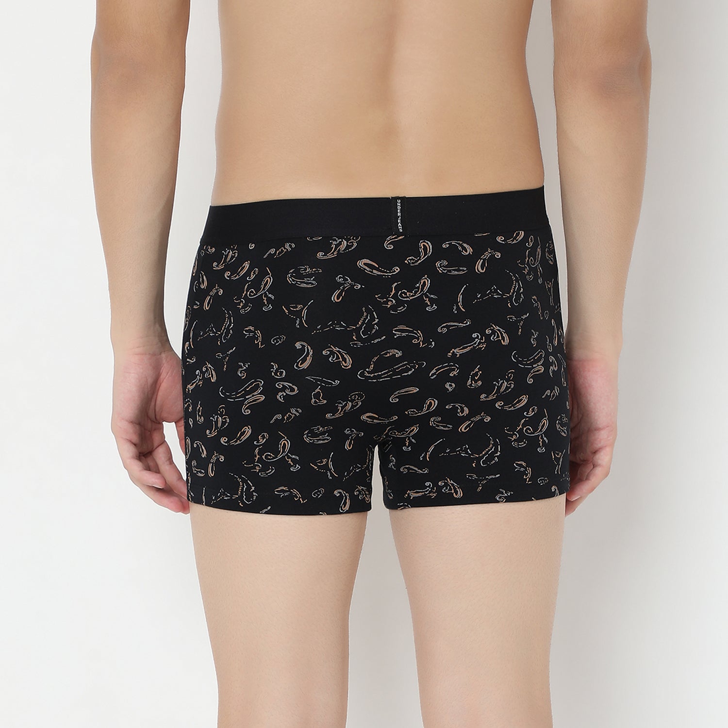 UnderJeans by Spykar Men Basic Dark Grey Ultrasoft Trunks